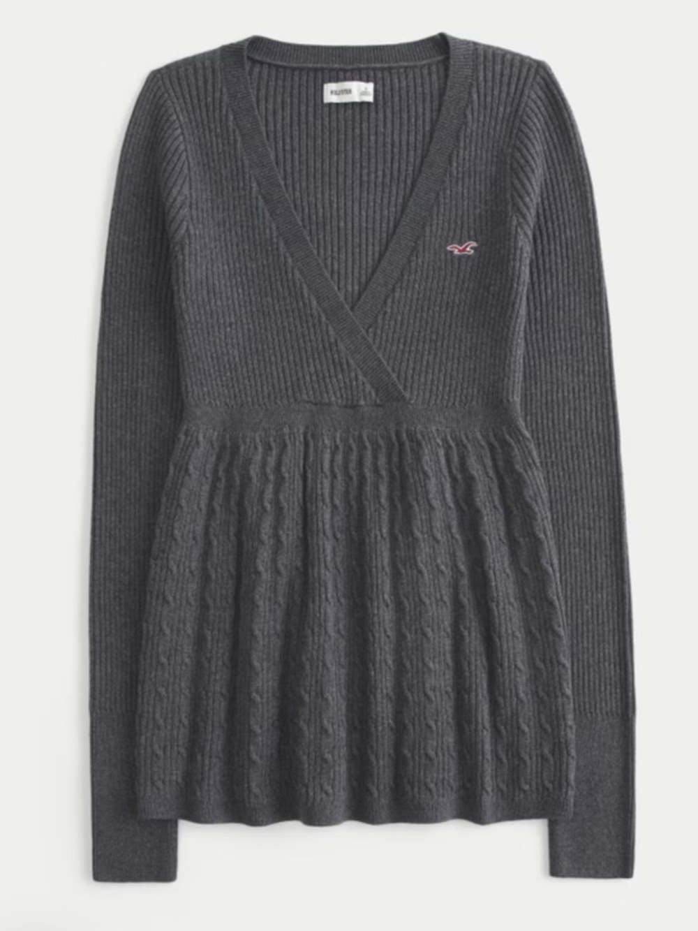 NEW Viral Hollister Babydoll Sweater